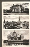 CPI (B2676) CEHIA. PLZEN, PILSEN, MOZAIC: SOKOLOVNA, CELKOVY POHLED, NADRAZI, EDITURA J. SULHOF, CIRCULATA 1936, STAMPILA, TIMBRU