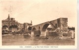 CPI (B2630) FRANTA. AVIGNON, PODUL SAINT-BENEZET, EDITURA &quot; LA CIGAGNE &quot;, CIRCULATA 1947, STAMPILE, TIMBRU