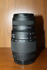 Obiectiv Sigma 70-300 1:4-5.6 . Normal si Macro, compatibil Nikon, Canon foto