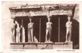 CPI (B2670) GRECIA. LES CARYATIDES, CARIATIDELE, DETALIU, EDITURA DELTA, CIRCULATA 1934, STAMPILE