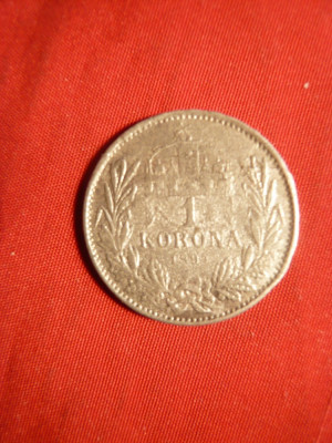 Moneda 1 Kor. 1895 Ungaria Fr.Josef ,metal - FALS foto
