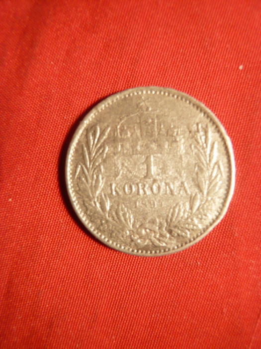 Moneda 1 Kor. 1895 Ungaria Fr.Josef ,metal - FALS