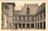 CPI (B2633) FRANTA. BOURGES, PALATUL JACQUES COEUR, CIRCULATA 1935, STAMPILE, TIMBRU