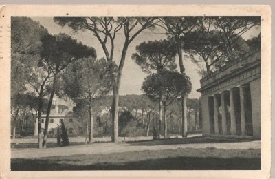 CPI (B2649) ITALIA. ROMA, VILA UMBERTO I - CHIESA DELL&amp;#039; IMMACOLATA CONCEZIONE, EDITURA GIGLI MAURO, CIRCULATA 1932, STAMPILE foto