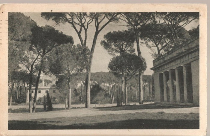 CPI (B2649) ITALIA. ROMA, VILA UMBERTO I - CHIESA DELL&#039; IMMACOLATA CONCEZIONE, EDITURA GIGLI MAURO, CIRCULATA 1932, STAMPILE