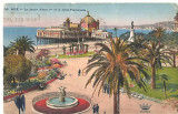 CPI (B2629) FRANTA. NICE, LE JARDIN ALBERT 1er ET LA JETEE PROMENADE, EDITURA D&#039;ART MUNIER LE VOYER, CIRCULATA 1938, STAMPILE