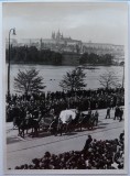 Cortegiul funerar al lui Tomas Masaryk, personalitate marcanta ceha, Praga, 1937