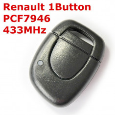 Cheie Cu Telecomanda Renault 1 Buton ( Clio ) 433 Mhz ID46 BRE2380 foto