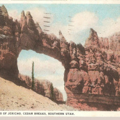 CPI (B2640) STATELE UNITE, USA, AMERICA, WALLS OF JERICHO, CEDAR BREAKS, SOUTHERN UTAH, SALT LAKE CITY, CIRCULATA 1925, STAMPILA