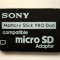 Adaptor original SONY (Micro SD la Pro DUO)
