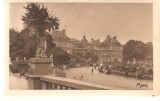 CPI (B2628) FRANTA. PARIS, PALATUL LUXEMBURG, LUXEMBOURG, CIRCULATA 1929, STAMPILE, TIMBRU