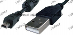 Cablu USB Fuji Finepix S5700, lungime 1,3m - 127947 foto