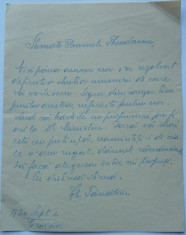 4 scrisori adresate secretarului lui Nicolae Iorga , Barbu Theodorescu foto