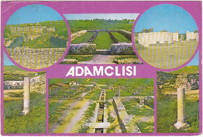 CP circulata 1980,Adamclisi,cetatea Tropaeum Traiani