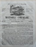 Cumpara ieftin Principatele Unite , Monitorul comunelor , nr . 39 , Joi 27 Septembrie , 1862