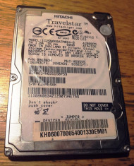 HDD LAPTOP HITACHI HDD 60 GB IDE DEFECT CU BAD-URI !! HDD LAPTOP IDE foto