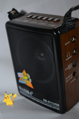 Radio Boxa,MP3,USB si card SD cu ACUMULATOR - SUPER PRET!!! foto
