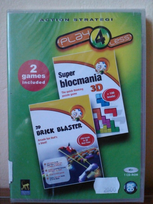 SUPER BLOCMANIA 3D - 3D BRICK BLASTER (PC) SIGILAT (ALVio) + sute de alte jocuri foto mare SUPER BLOCMANIA 3D - 3D BRICK BLASTER (PC) SIGILAT (ALVio) + sute de alte jocuri foto mare