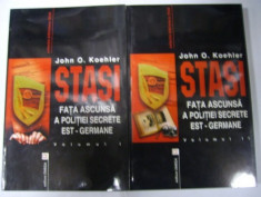 John Koehler STASI FATA ASCUNSA A POLITIEI EST-GERMANE Ed. Omega 2001 2 volume foto