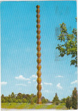 CP circulata 1977,Targu Jiu,coloana infinitului,Brancusi