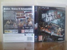 Blood Drive (PS3) (ALVio) + sute de alte jocuri PS3 originale ( VAND / SCHIMB ) foto