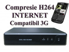 DVR SCV-4000 - 4 Canale Video, Inregistrare D1, 100fps, Compresie H.264, VGA, INTERNET, Mouse, Telecomanda, Suporta supraveghere TELEFON MOBIL foto