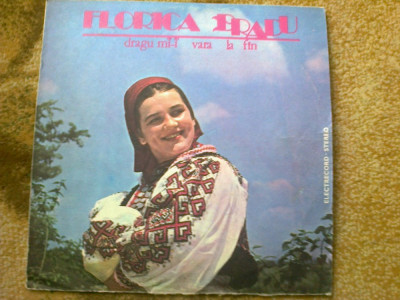 florica bradu dragu mi-i vara la fan disc vinyl lp muzica populara ST EPE 02224 foto