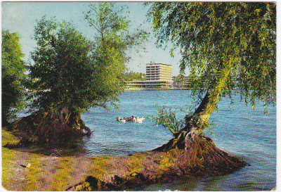 CP circulata 1973, Tulcea,Dunarea,hotel Delta foto