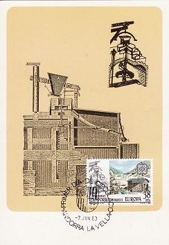 105 - Andora Spaniola - carte maxima 1993 foto