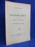 Cumpara ieftin SCARLAT STRUTEANU - INCERCARE CRITICA ASUPRA COMICULUI LA CARAGIALE , 1924 , *