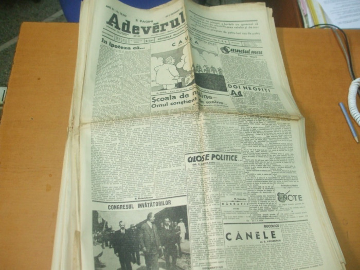 Adeverul 9 septembrie 1937