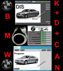 INPA K+DCAN BMW USB + DIS v57 SSS v32 NcsExpert, Winkfp, TIS, Inpa Ediabas foto