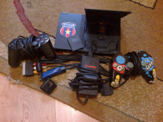 PlayStation 2 slim MODAD+2 GAMEPAD+20 JOCURI foto