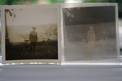 Militar roman + negativ - 1940-1942 foto