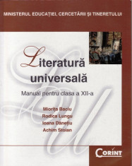 MANUAL DE LITERATURA UNIVERSALA PT CLS A XII A de MIORITA BACIU ED. CORINT foto