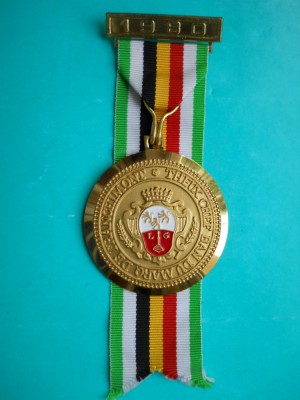 HOPCT BELGIA MEDALIE/DECORATIE NR 53 -THEUX CHEF BAN DU MARO FRANCHIMONT LG-1980 foto