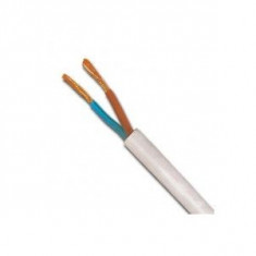 Cablu electric litat MYYM 2x 0.75mmp, Culoare Alba foto