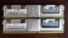 MEMORIE SERVER KIT 2X1GB PC2-5300F DDR2 800Mhz HP foto