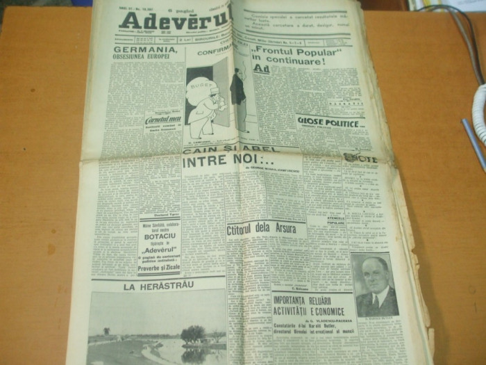 Adeverul 26 iunie 1937