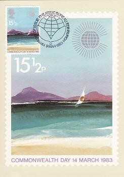 1071 - Anglia carte maxima 1983 foto