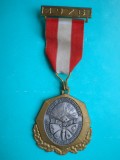 HOPCT BELGIA MEDALIE/DECORATIE NR 58-SCOALA OFICIALA SECUNDARA FLEMALE -1976, Europa