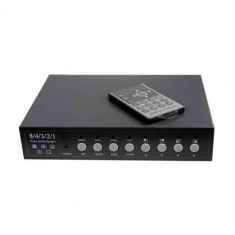 DVR DIGITAL VIDEO RECORDER QUAD SISTEM QC-908R 8 CANALE CAMERA CAMERE SUPRAVEGHERE COLOR *** NOU SIGILAT *** foto