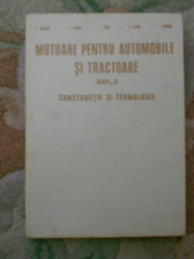 D. ABAITANCEI--MOTOARE PENTRU AUTOMOBILE SI TRACTOARE 2 VOLUME-1 SI 2-SIGUR. foto