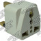 Adaptor Incarcator Priza cu 3 PINI EU la UK model Europa la model Anglia - Nou F5381