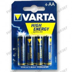 Baterie AA R6 Varta High Energy Alkaline-400076 foto