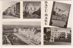 RPR,CP circulata 1960,Satu Mare,colaj foto