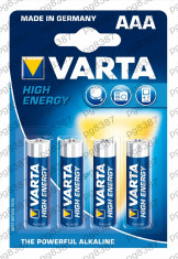 Baterie AAA R3 Varta High Energy Alkaline Micro-400077 foto