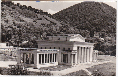 RPR,CP circulata 1966 ,Baia Mare,Teatrul ve vara foto