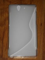 Husa silicon TPU Sony Xperia Z, L36i, C6603 (Sony Yuga), transparenta, model S-LINE foto