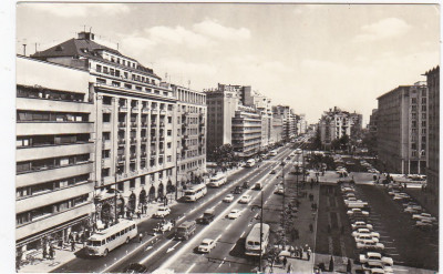 RPR,CP circulata 1979,Bucuresti,Bulevardul Magheru foto